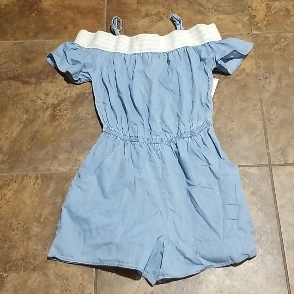 NWT Denim Romper